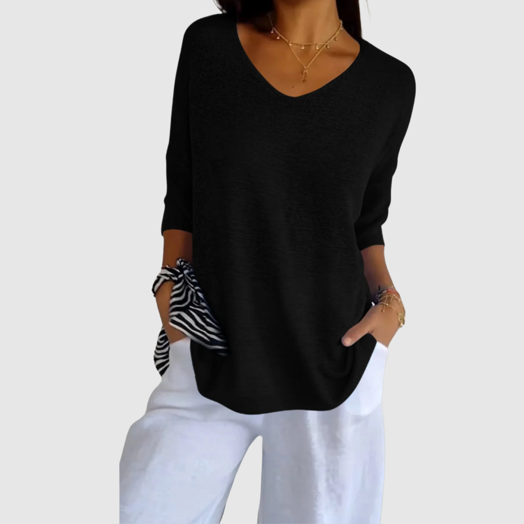 Diane™ | Blusa elegante a V