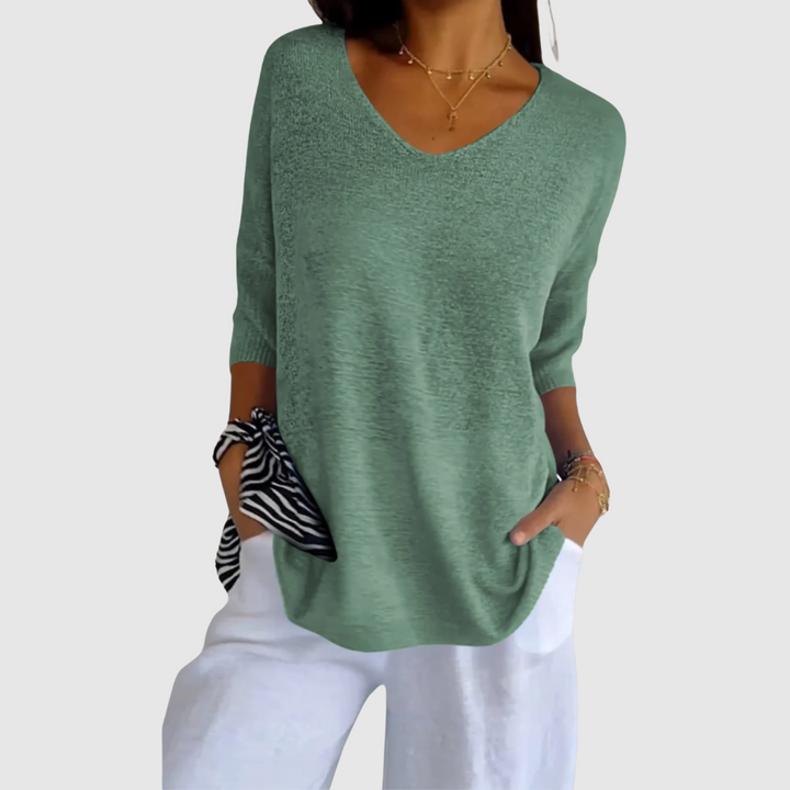Diane™ | Blusa elegante a V