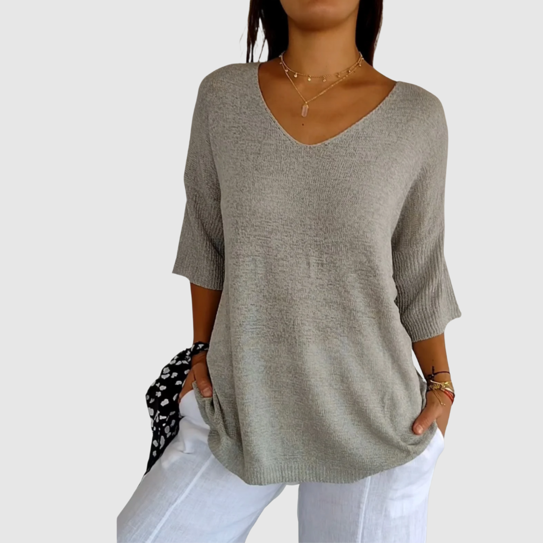 Diane™ | Blusa elegante a V