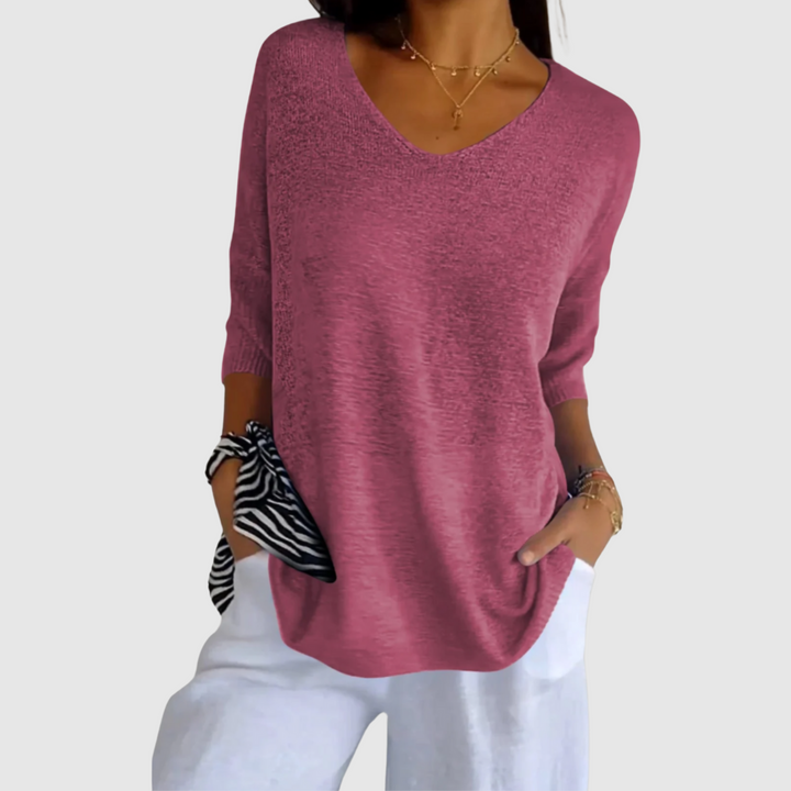 Diane™ | Blusa elegante a V