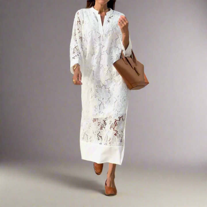 Annika™ | Abito casual ricamato