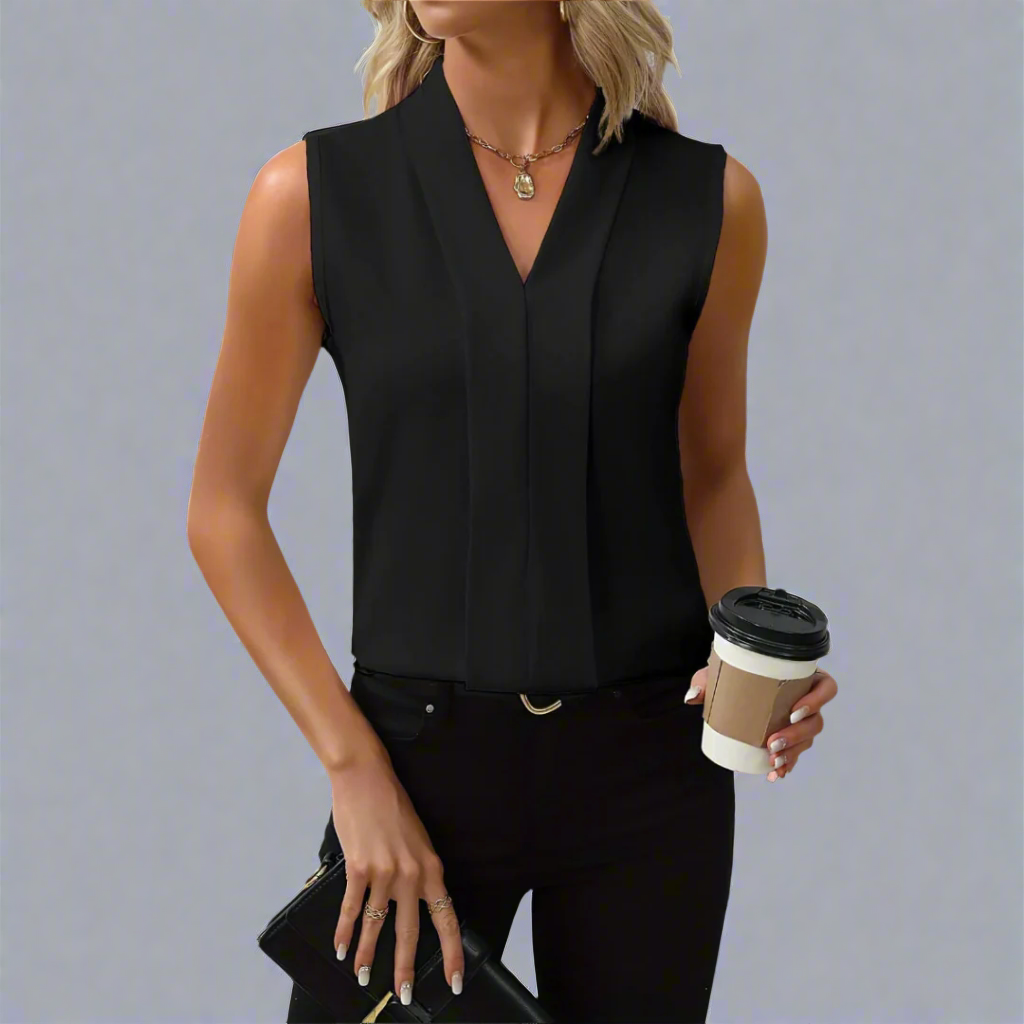 Alayna™ | Blusa senza maniche elegante
