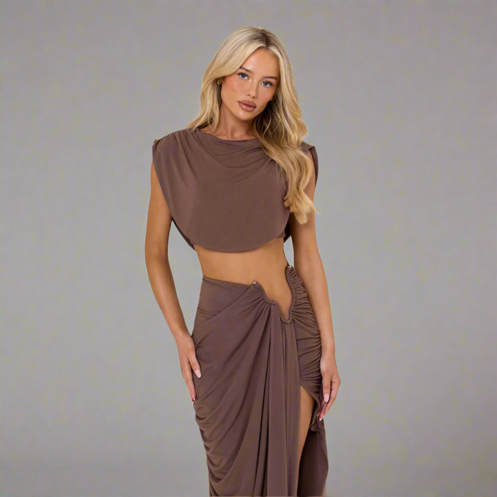 Kaia™ | Set maxi con dettagli metallici