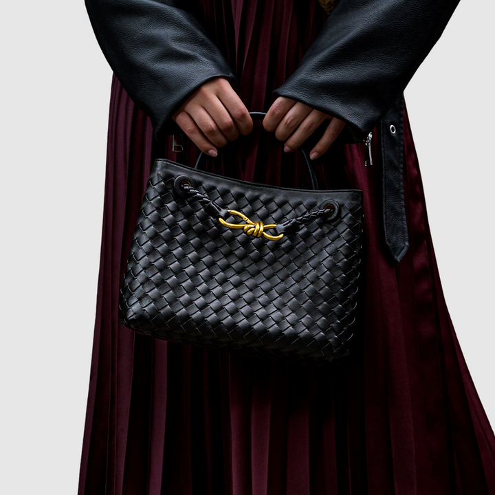 Abby™ | Borsa a tracolla intrecciata premium