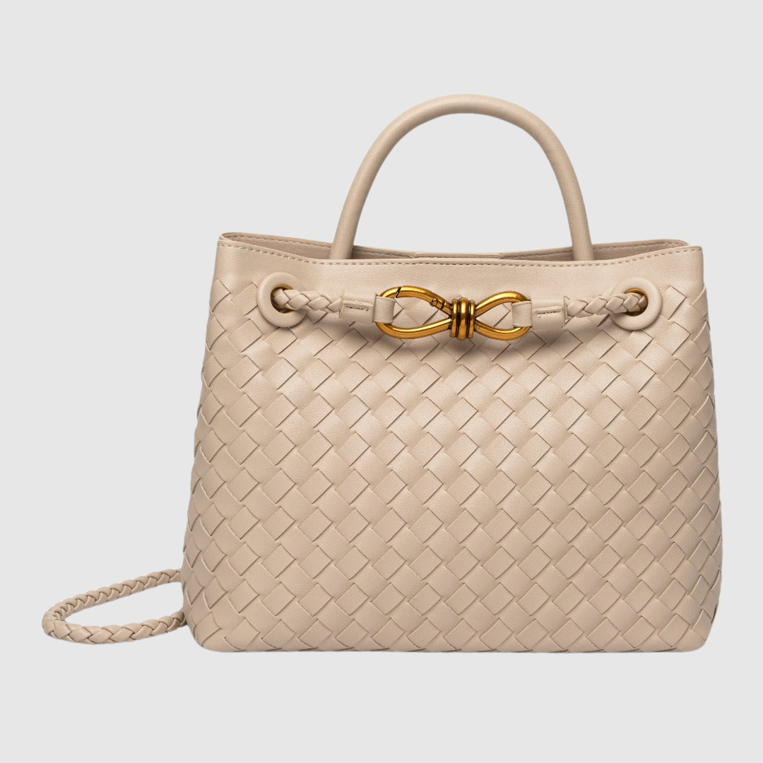 Abby™ | Borsa a tracolla intrecciata premium