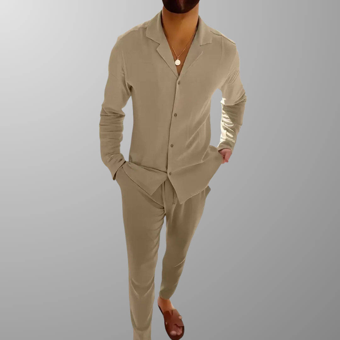 Luca™ | Completo lino estivo