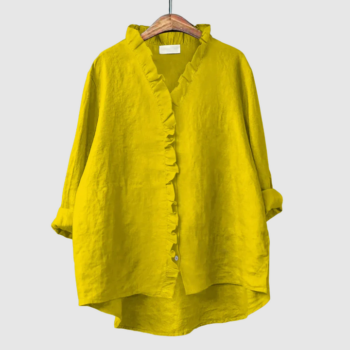 Jina™ | Blusa in lino elegante