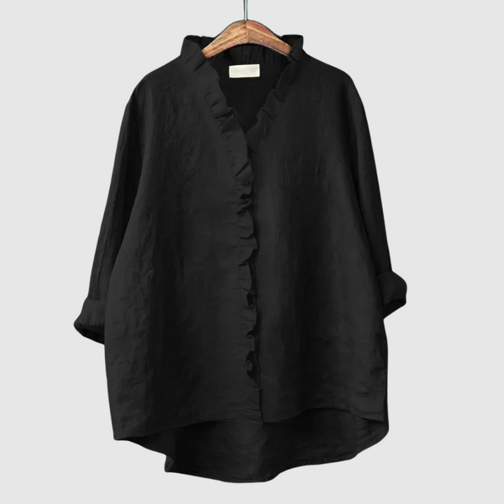 Jina™ | Blusa in lino elegante