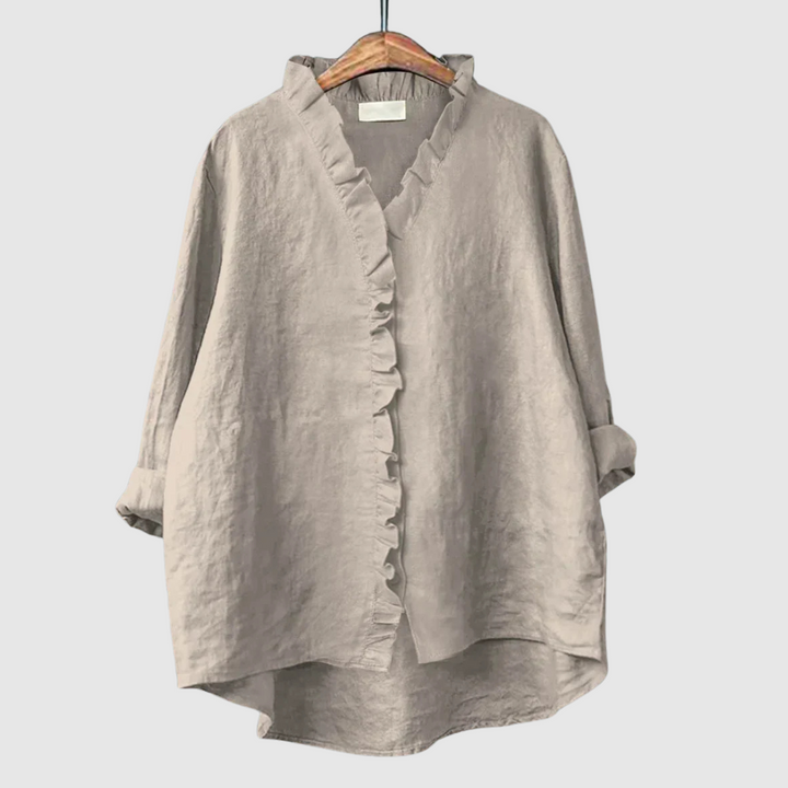 Jina™ | Blusa in lino elegante