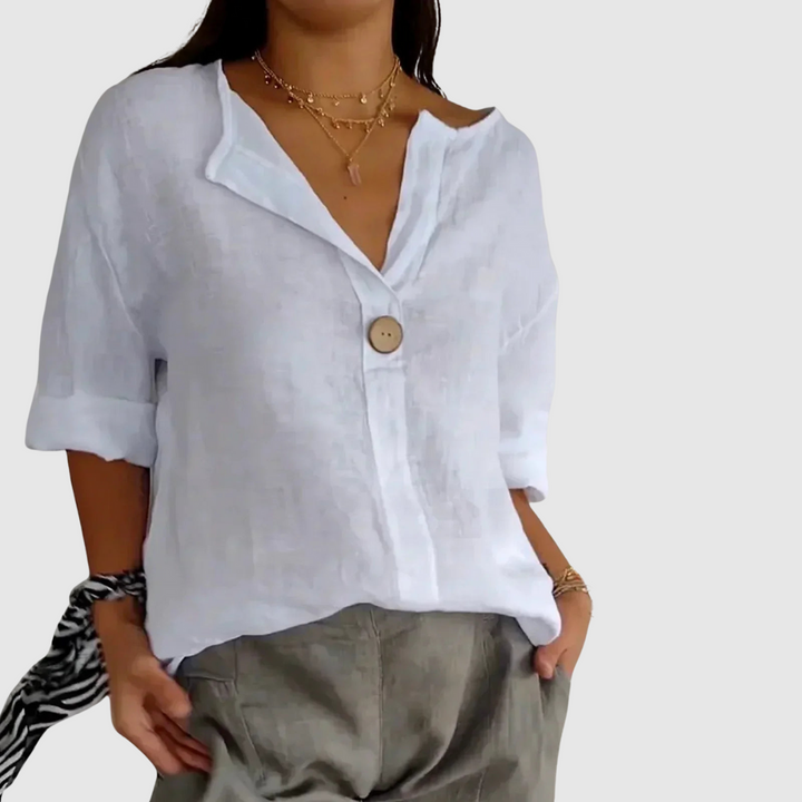 Shereena™ | Blusa elegante e comoda