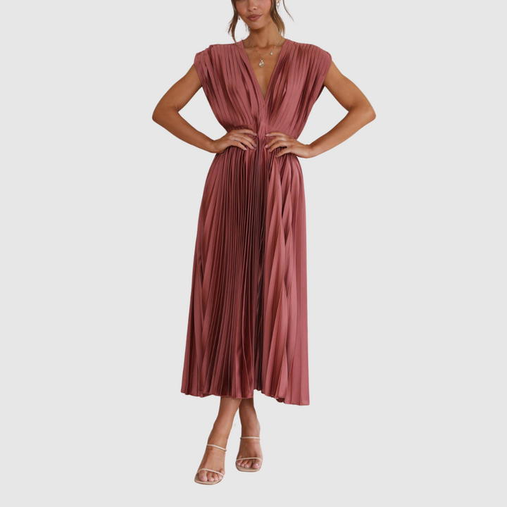 Camille™ | Abito pieghe elegante