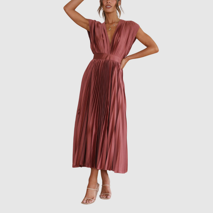 Camille™ | Abito pieghe elegante
