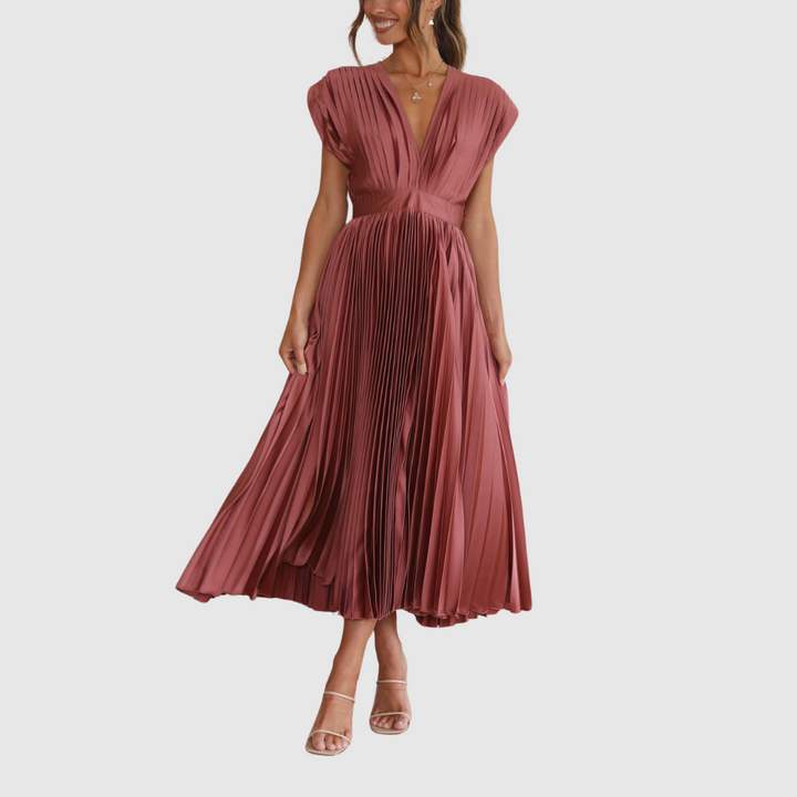 Camille™ | Abito pieghe elegante