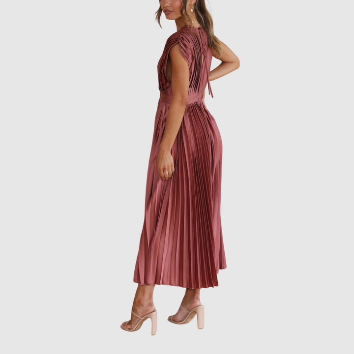 Camille™ | Abito pieghe elegante