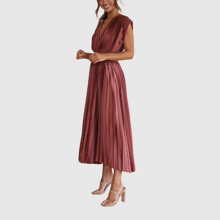 Camille™ | Abito pieghe elegante