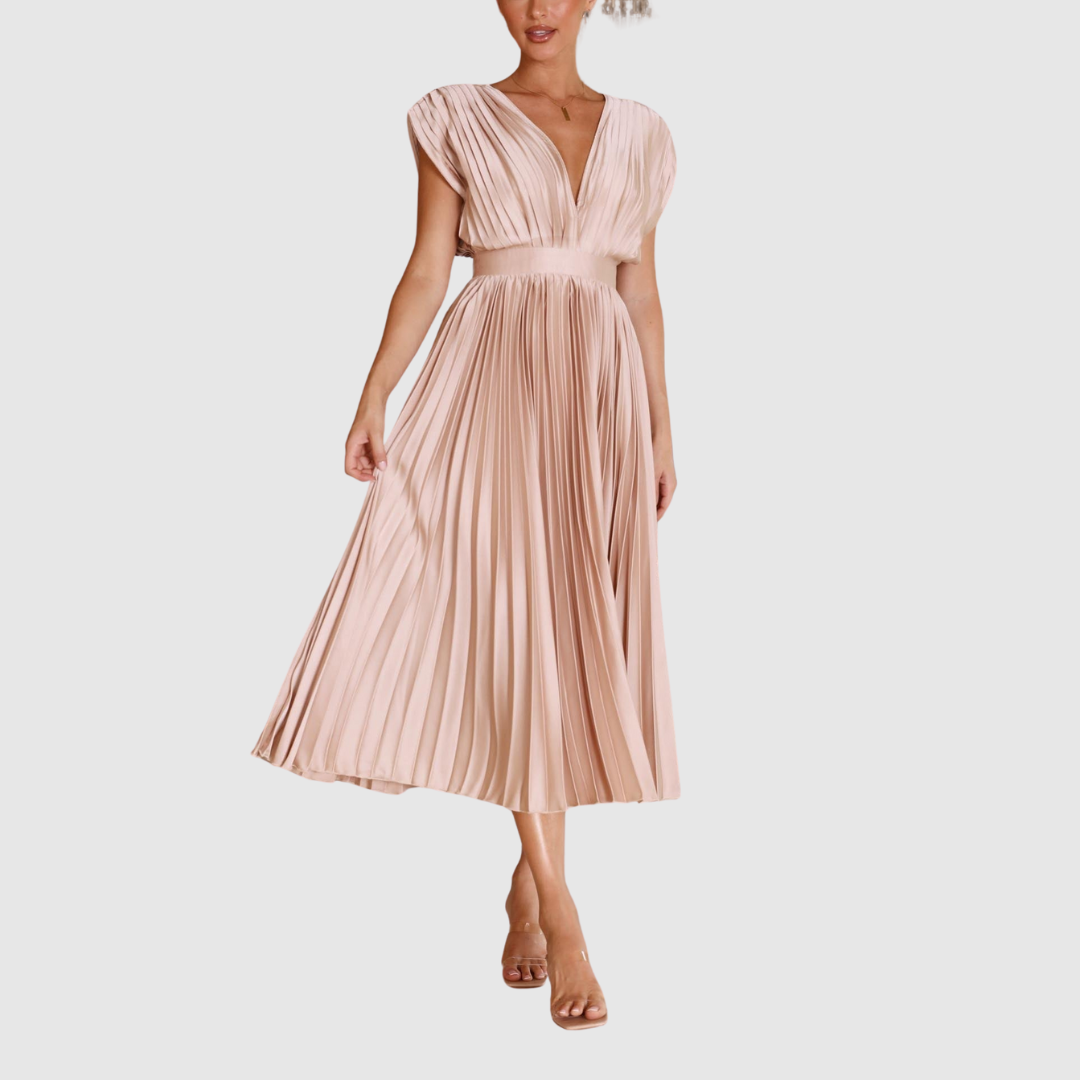 Camille™ | Abito pieghe elegante