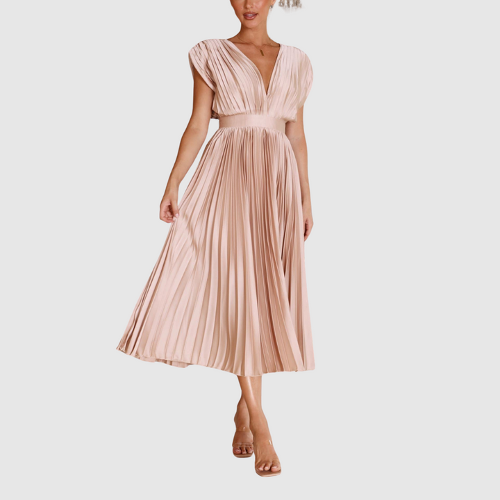 Camille™ | Abito pieghe elegante