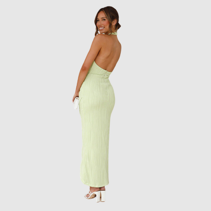 Selma™ | Vestito lungo plissettato