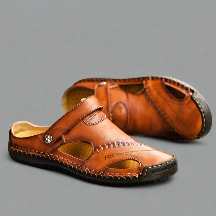 Luca™ | Sandali in pelle ortopedici