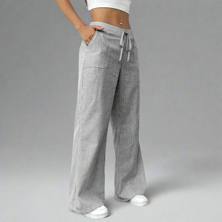 Dominique™ | Pantaloni ampi eleganti