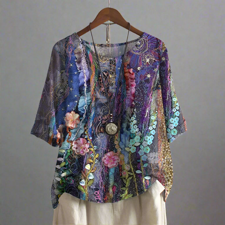 Anya™ | Blusa vintage elegante