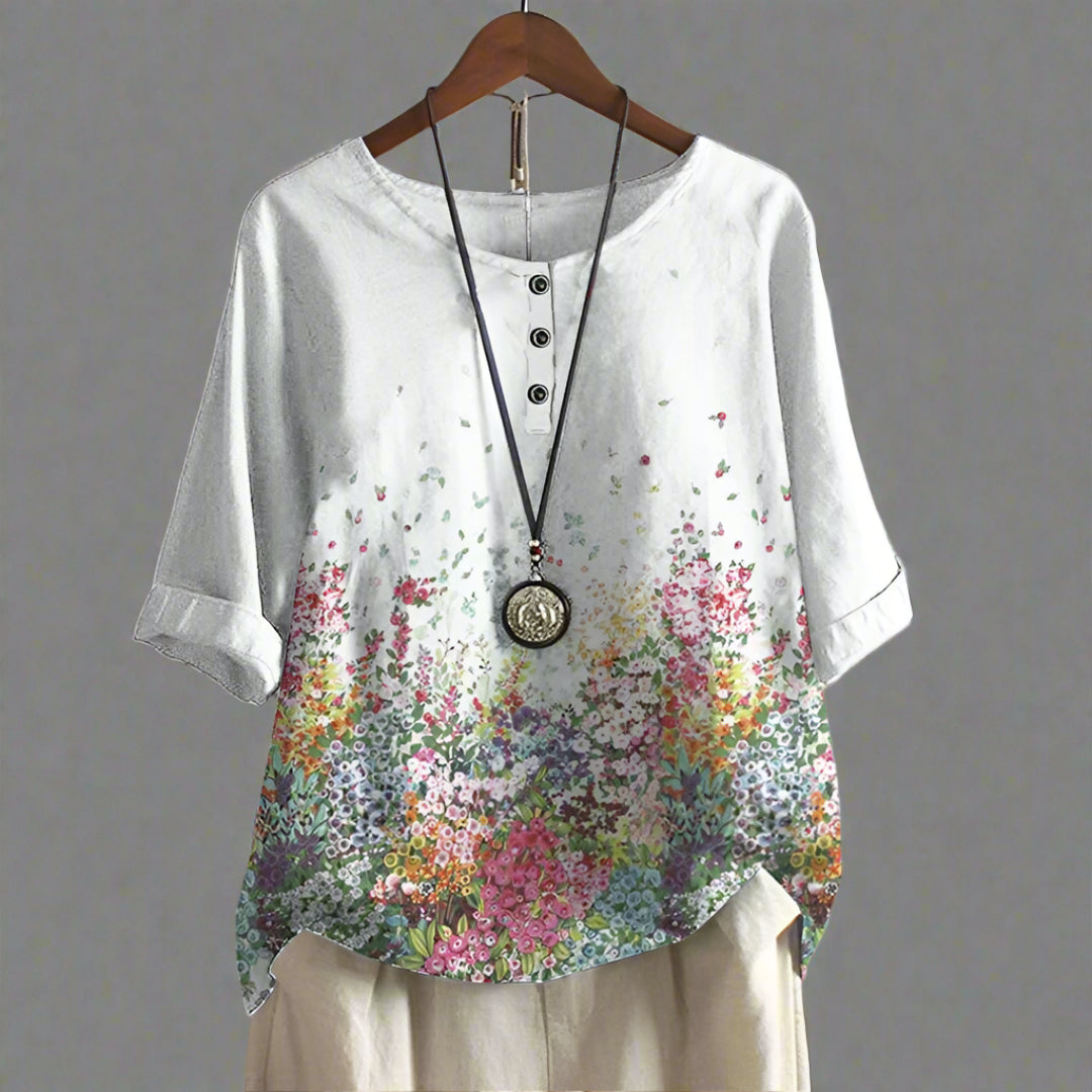 Anya™ | Blusa vintage elegante