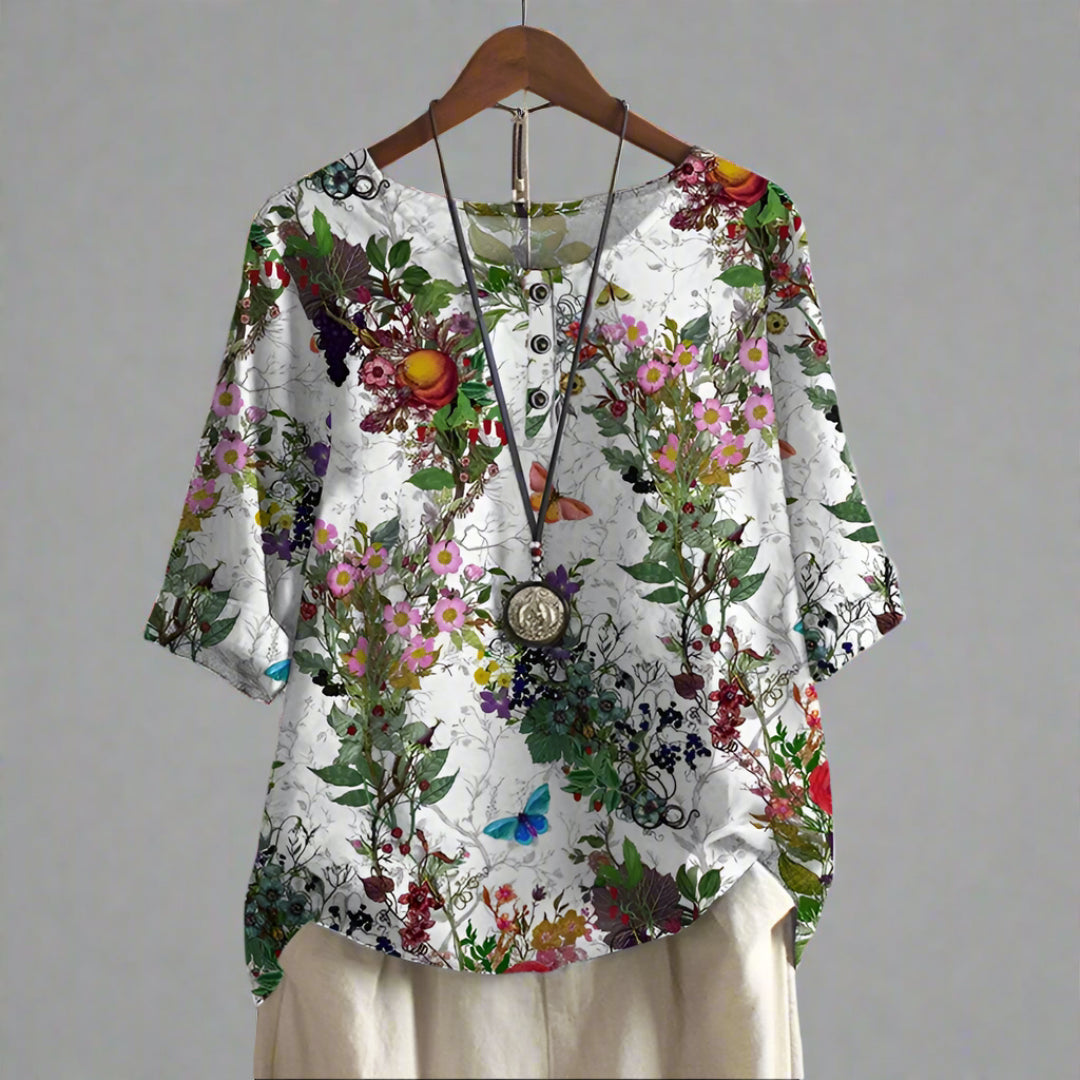 Anya™ | Blusa vintage elegante