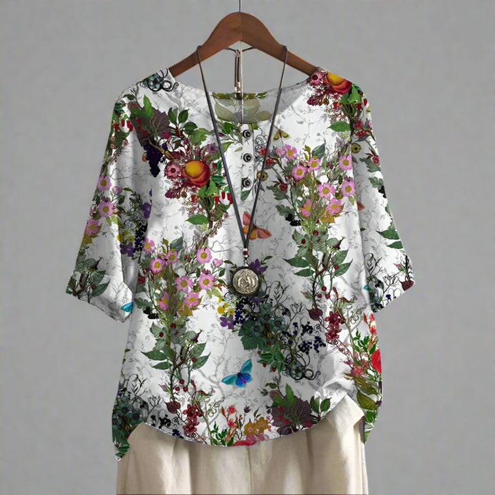 Anya™ | Blusa vintage elegante