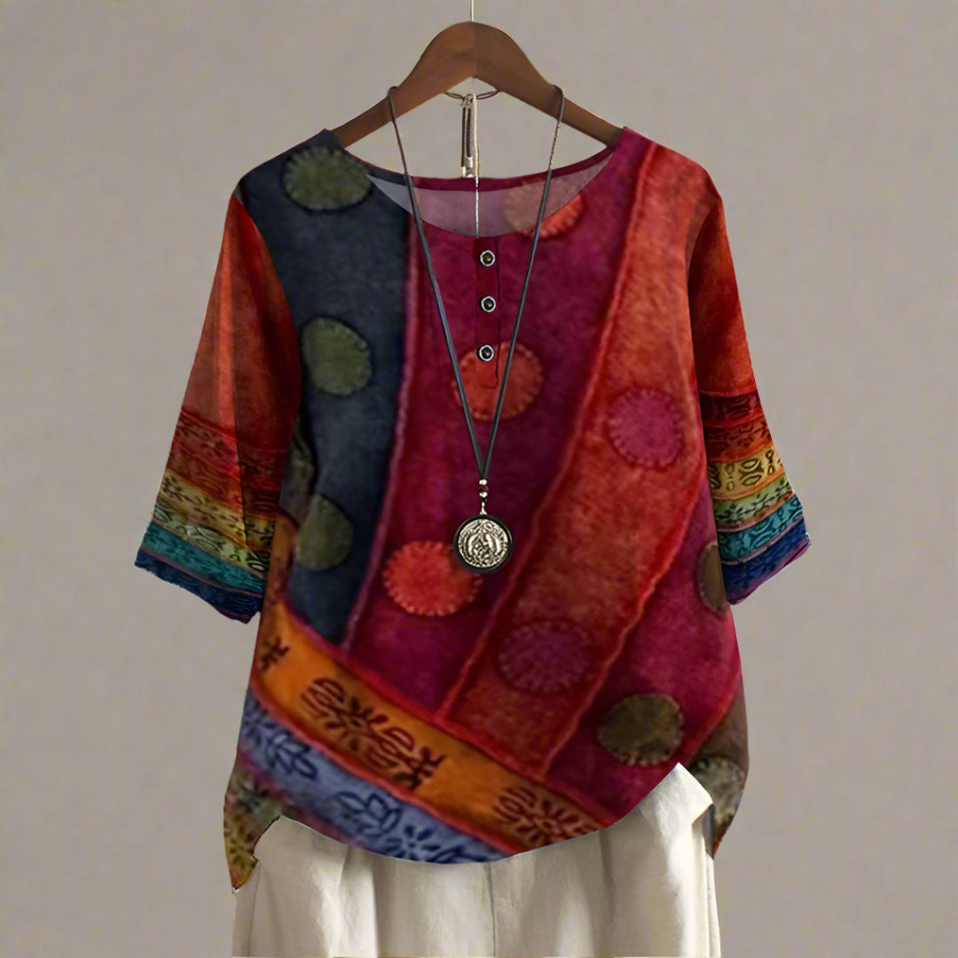 Anya™ | Blusa vintage elegante