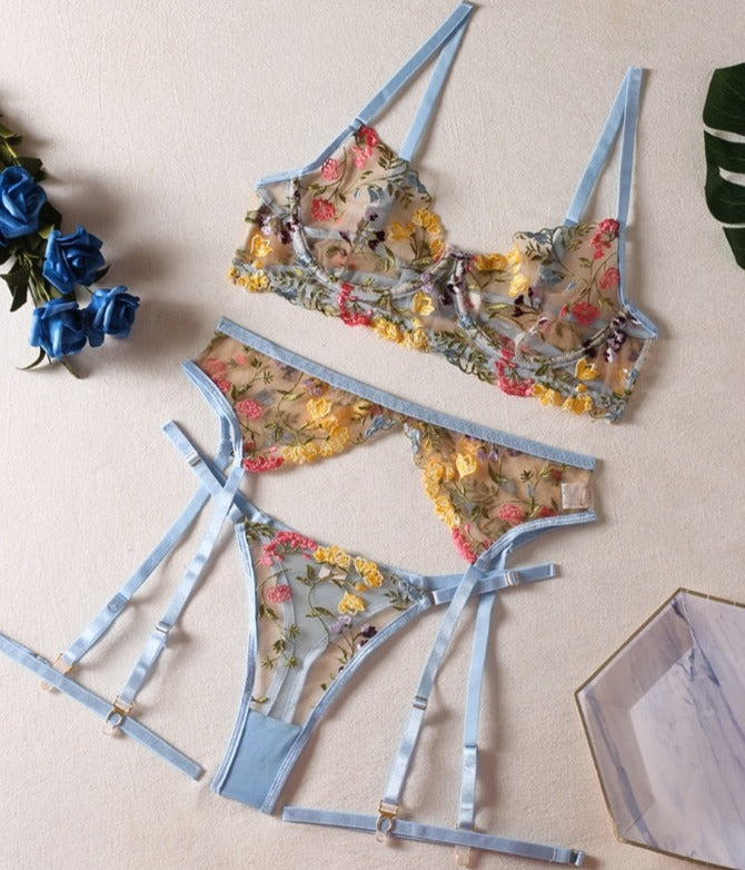 Samanta™ | Set lingerie multicolore