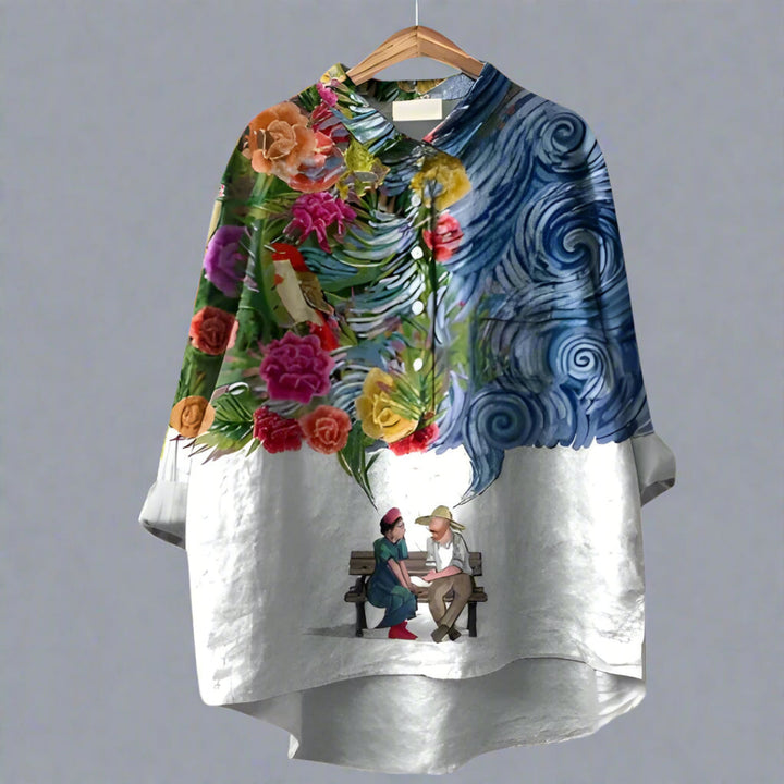 Bettina™ | Blusa Elegante e Artistica
