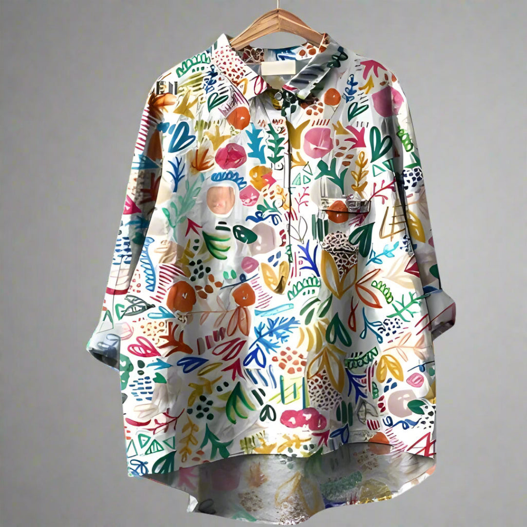 Bettina™ | Blusa Elegante e Artistica