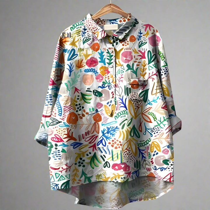 Bettina™ | Blusa Elegante e Artistica