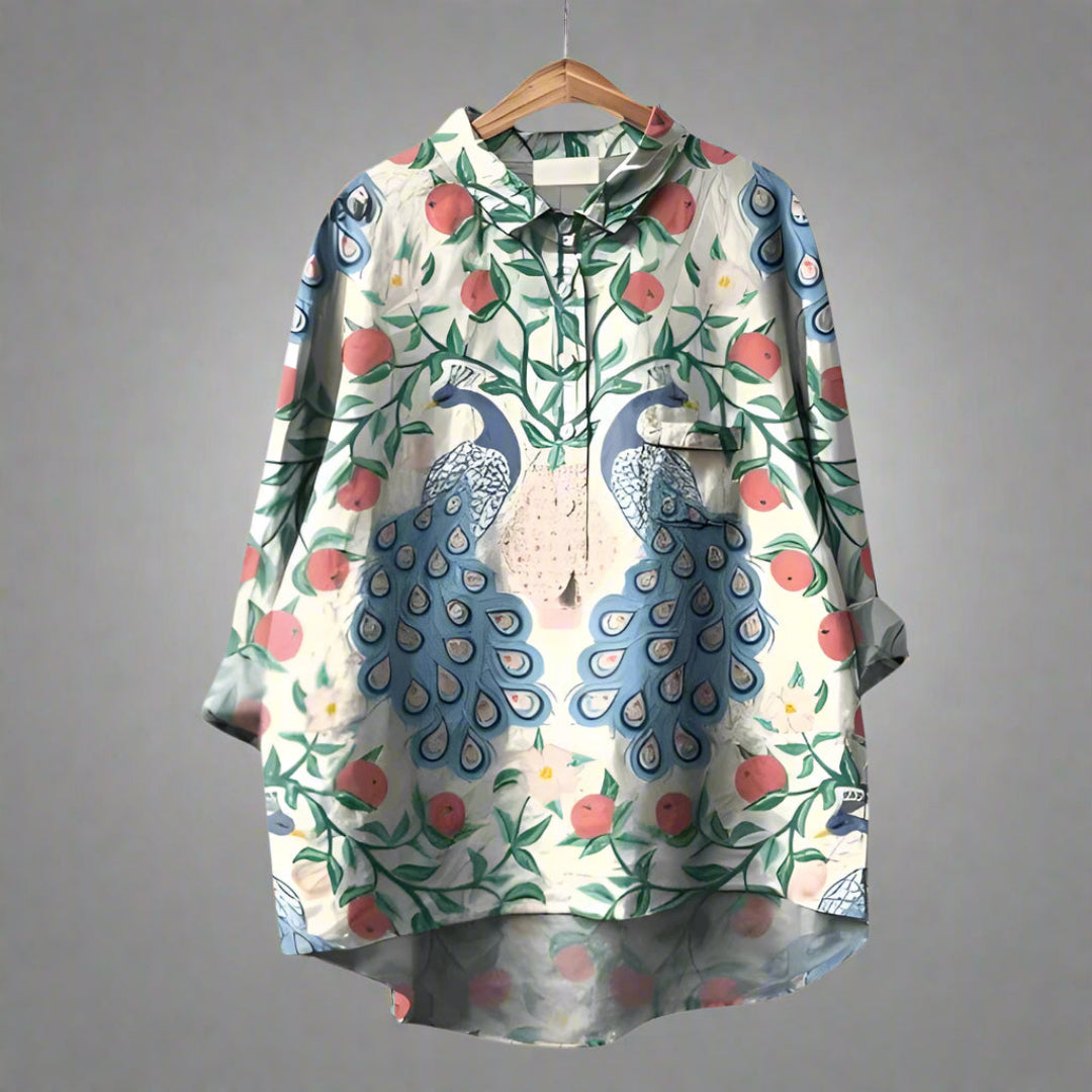 Fely™ | Blusa con stampe artistiche