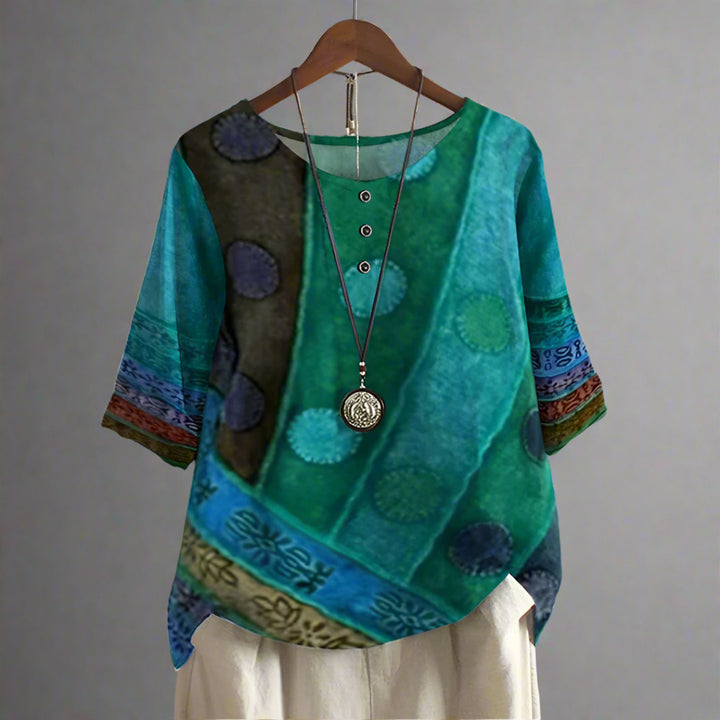 Anya™ | Blusa vintage elegante