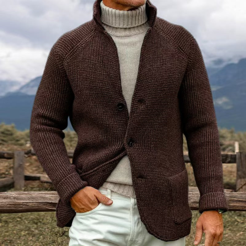 Ettore™ | Cardigan elegante con bottoni