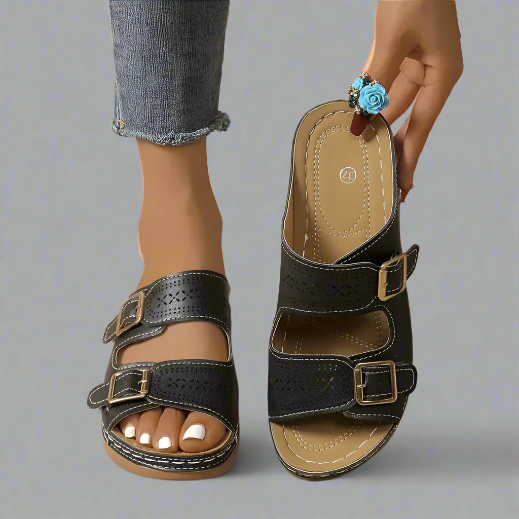 Callie™ | Sandali con zeppa premium
