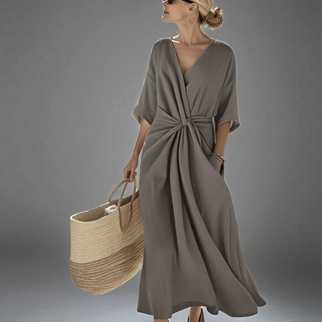 Geena™ | Abito casual monocolore