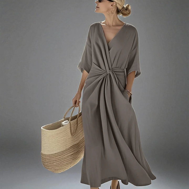 Geena™ | Abito casual monocolore