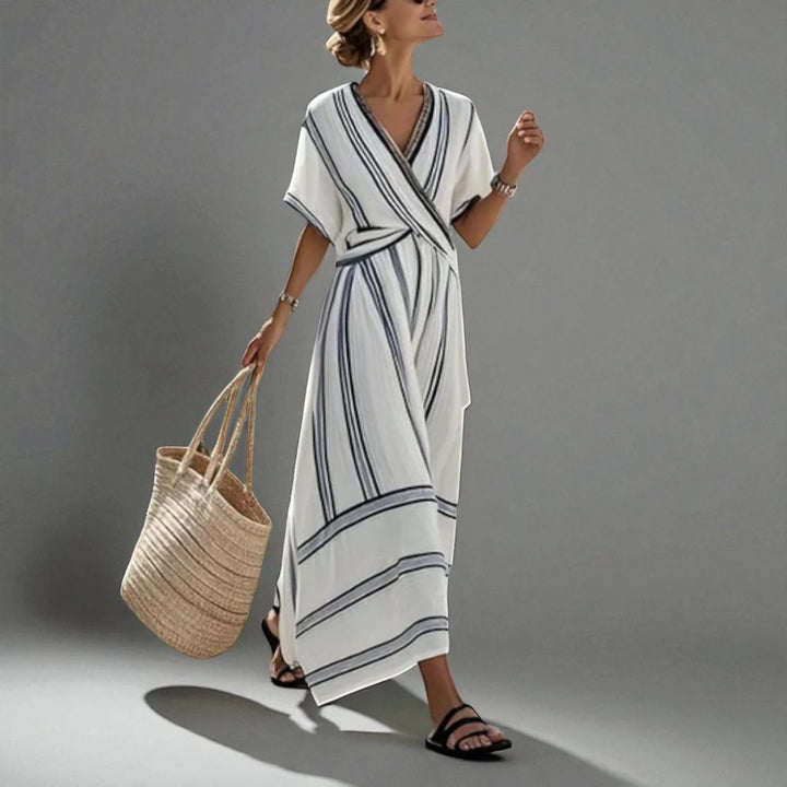 Giovanna™ | Abito a righe leggero