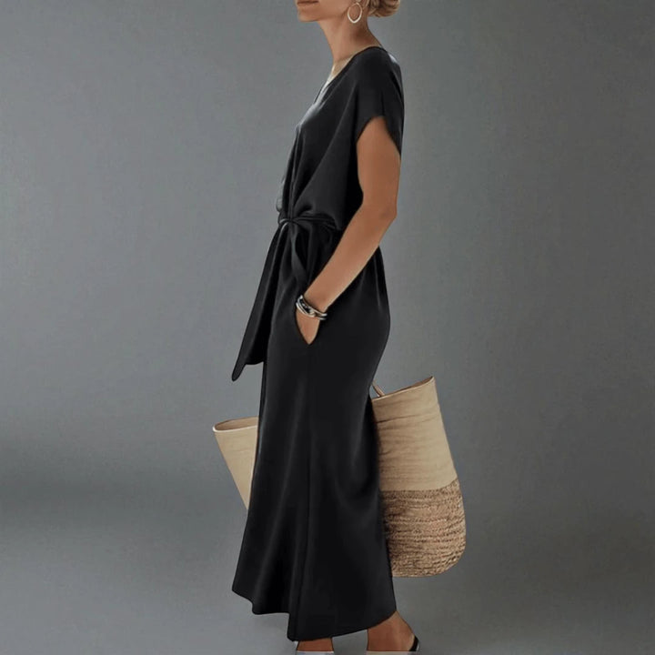 Donna™ | Abito nero casual donna