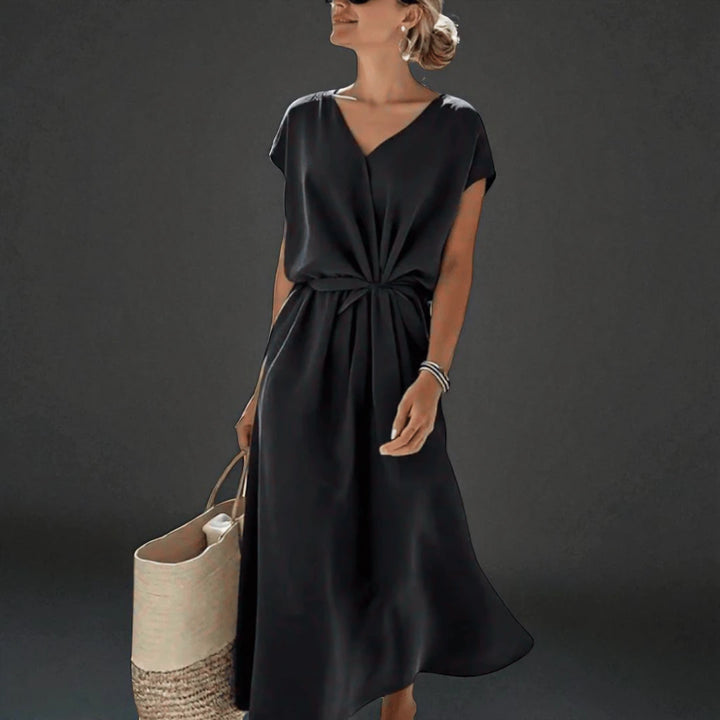 Donna™ | Abito nero casual donna