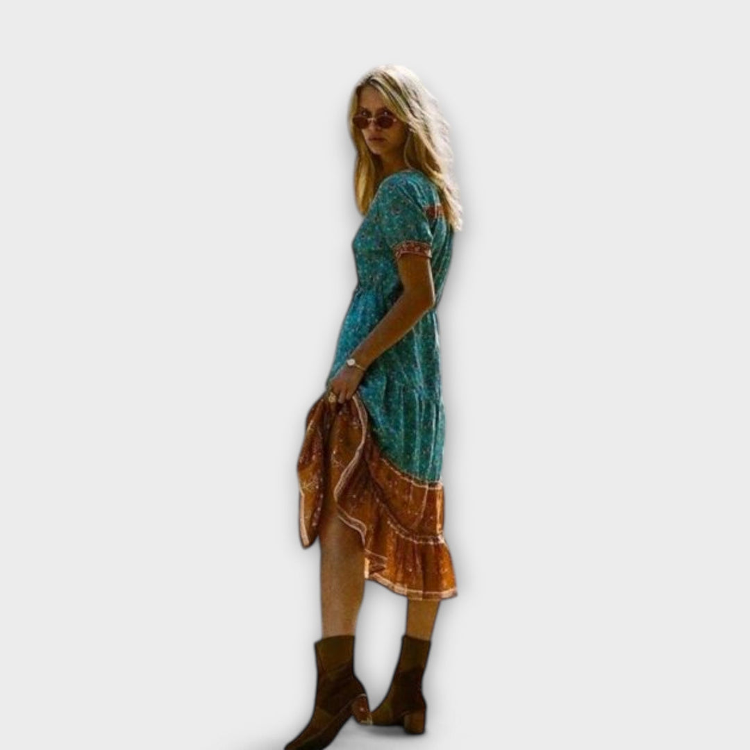 Ranya™ | Abito midi boho elegante