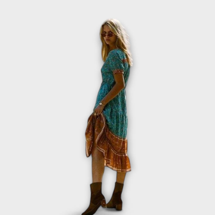 Ranya™ | Abito midi boho elegante