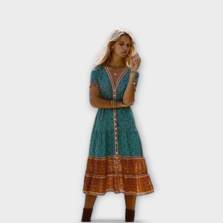 Ranya™ | Abito midi boho elegante