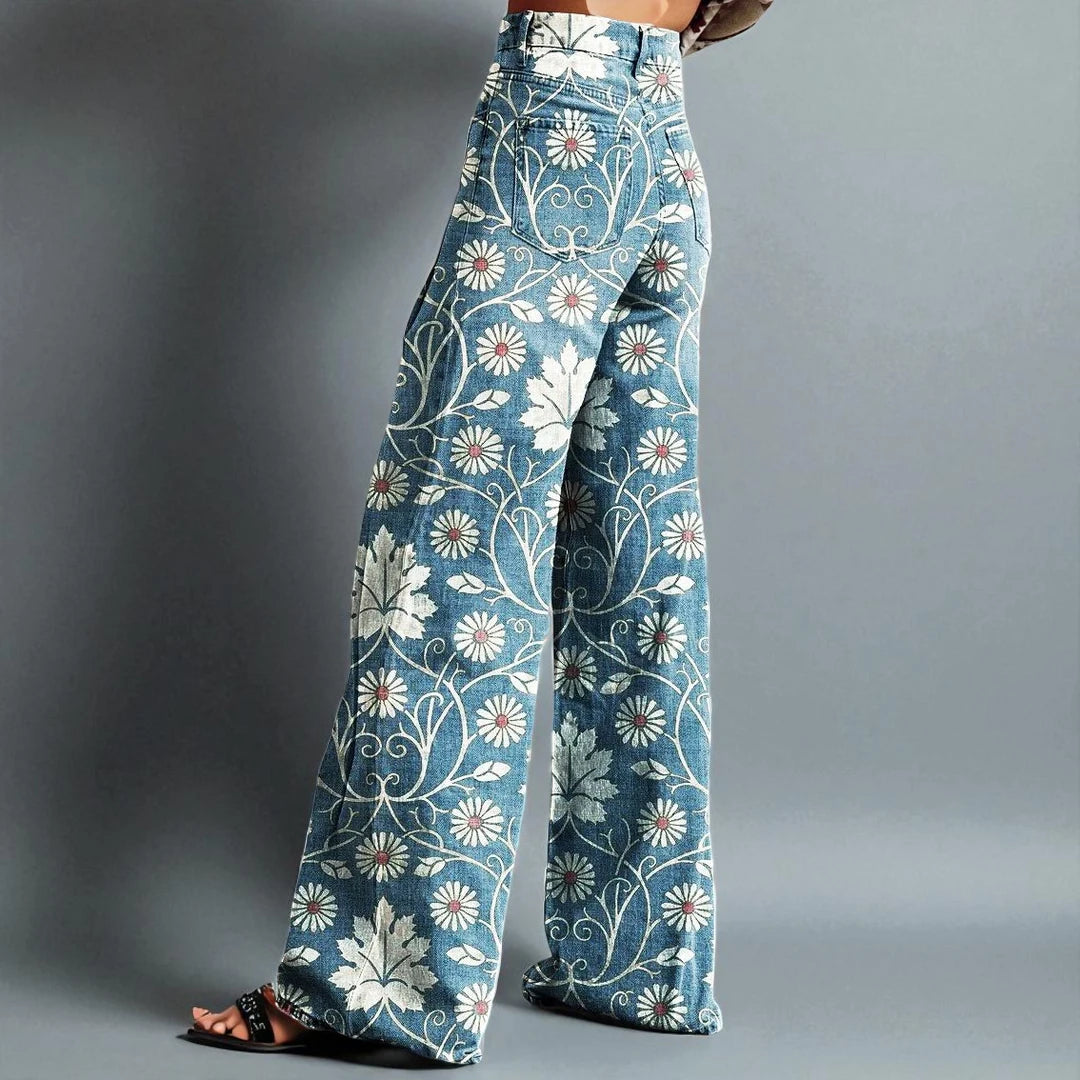Flavia™ | Pantaloni boho chic
