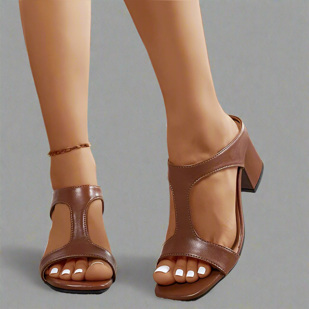 Aspen™ | Sandali in pelle con tacco
