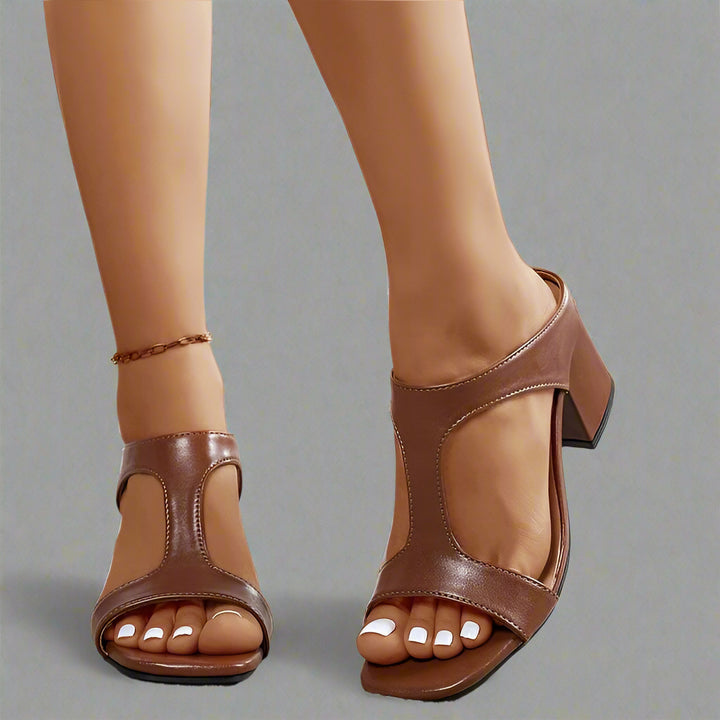 Aspen™ | Sandali in pelle con tacco