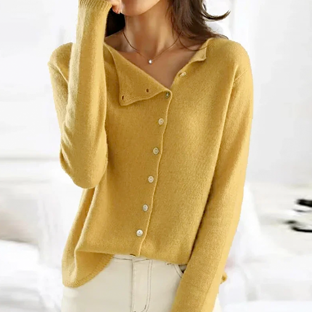 Celeste™ | Cardigan asimmetrico elegante