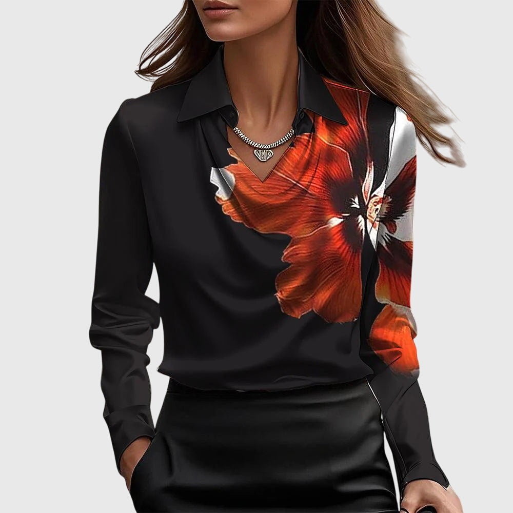 Akari™ | Blusa elegante in satin